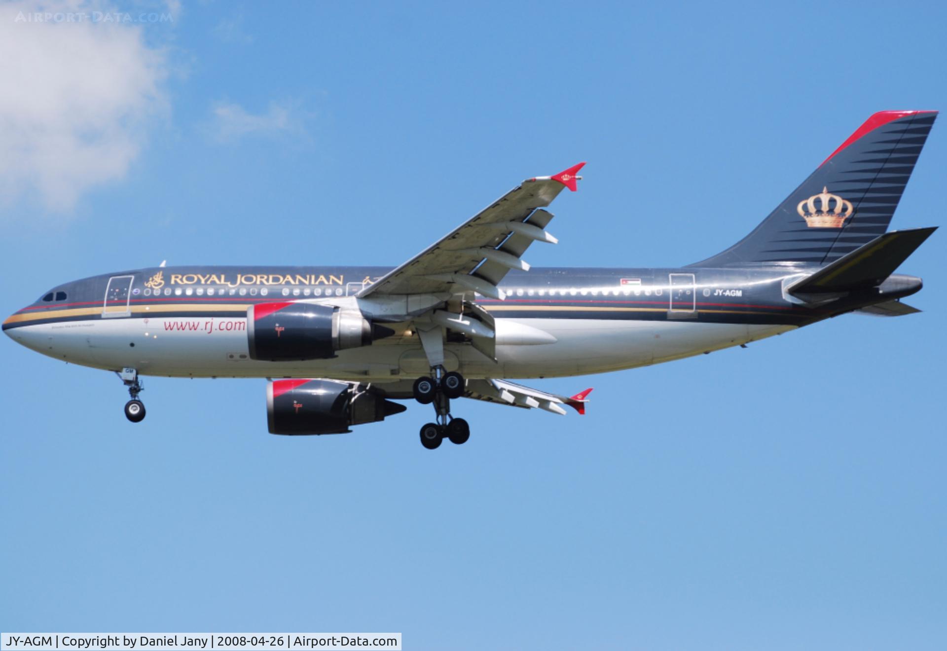 JY-AGM, 1989 Airbus A310-304 C/N 491, Royal Jordanian