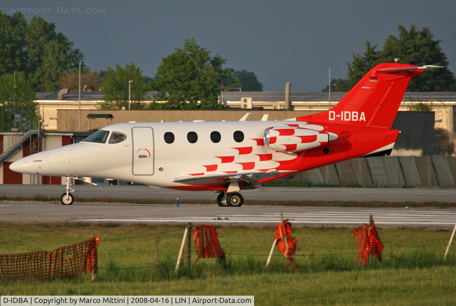 D-IDBA, 2006 Raytheon 390 Premier 1A C/N RB-164, Departing from Milano Linate