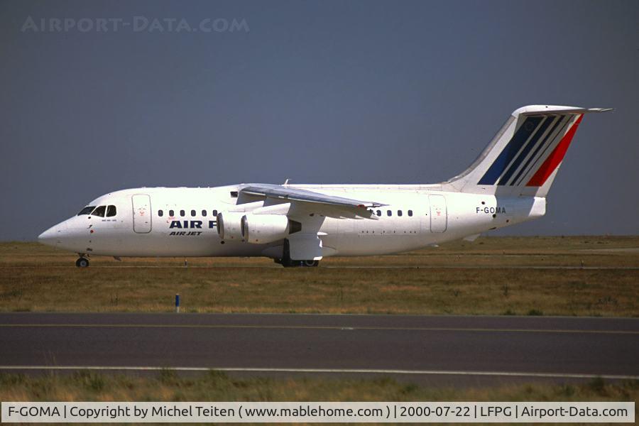 F-GOMA, 1993 British Aerospace BAe.146-200QC C.3 Quick Change C/N E2211, Air Jet for Air France