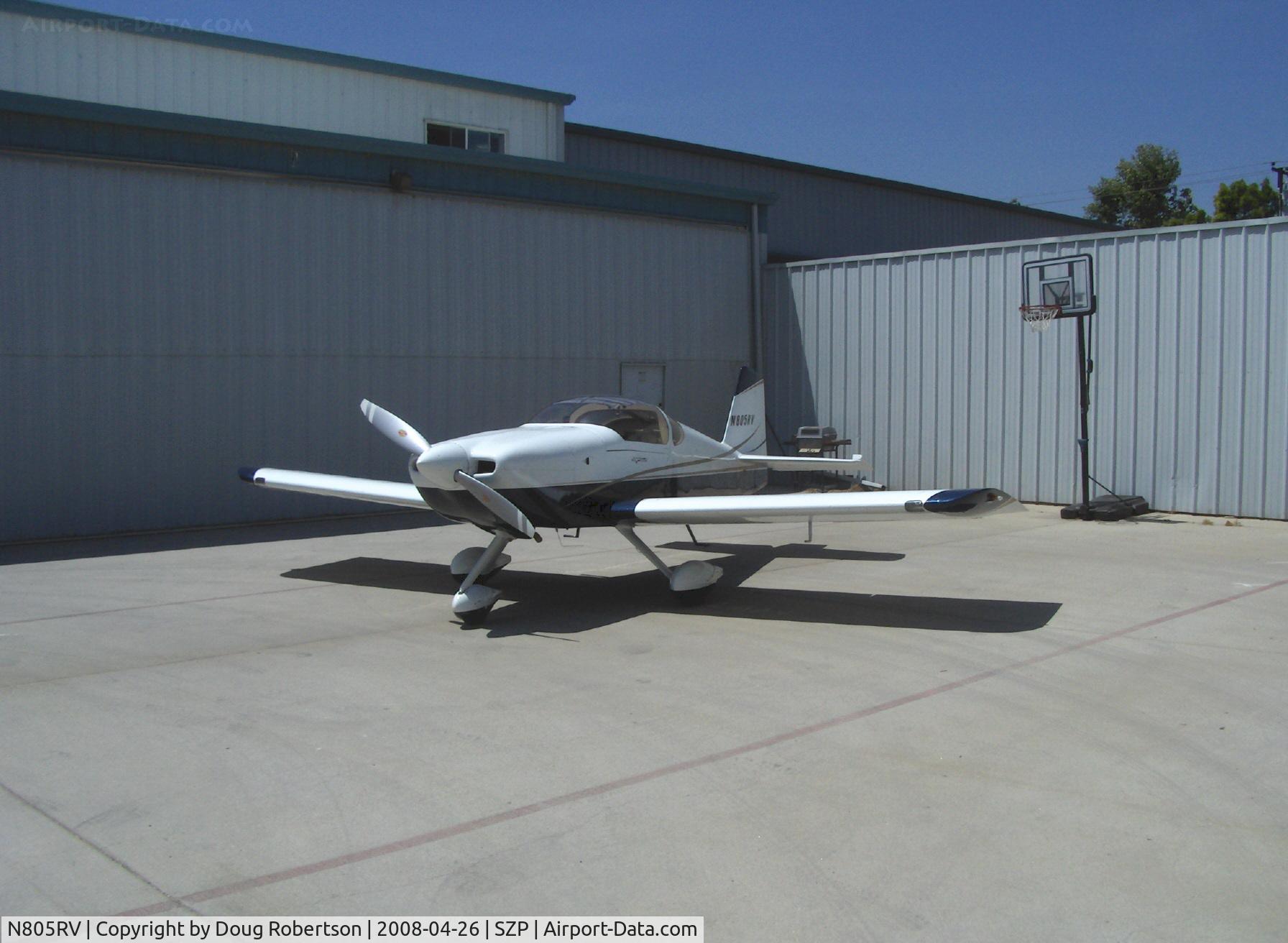 N805RV, 2007 Vans RV-6A C/N 25686, 2007 Dierenfeld VAN's RV-6A, Lycoming Aero Sport IO-390-X 210 Hp
