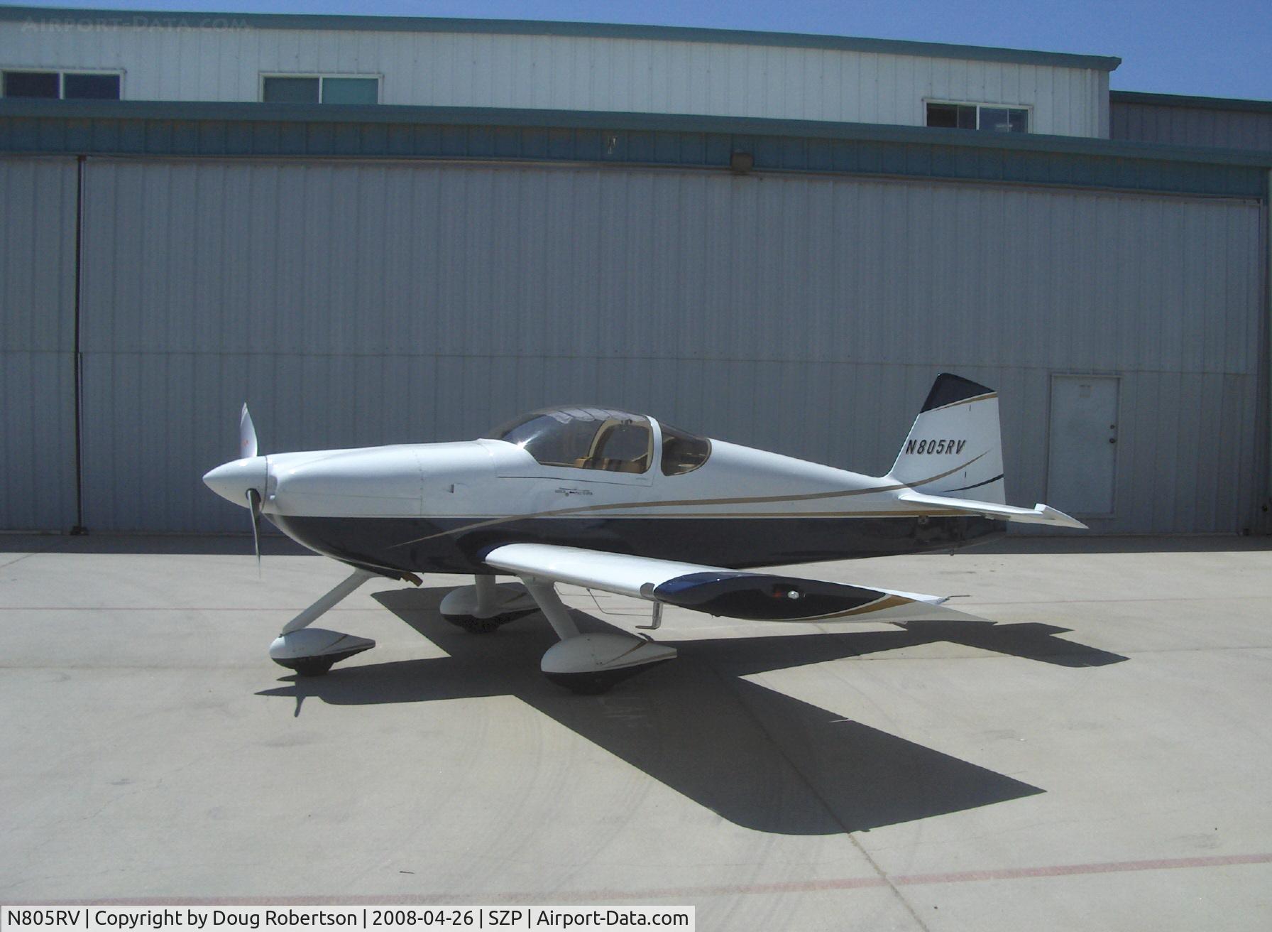N805RV, 2007 Vans RV-6A C/N 25686, 2007 Dierenfeld VAN's RV-6A, Lycoming Aero Sport IO-390-X 210 Hp