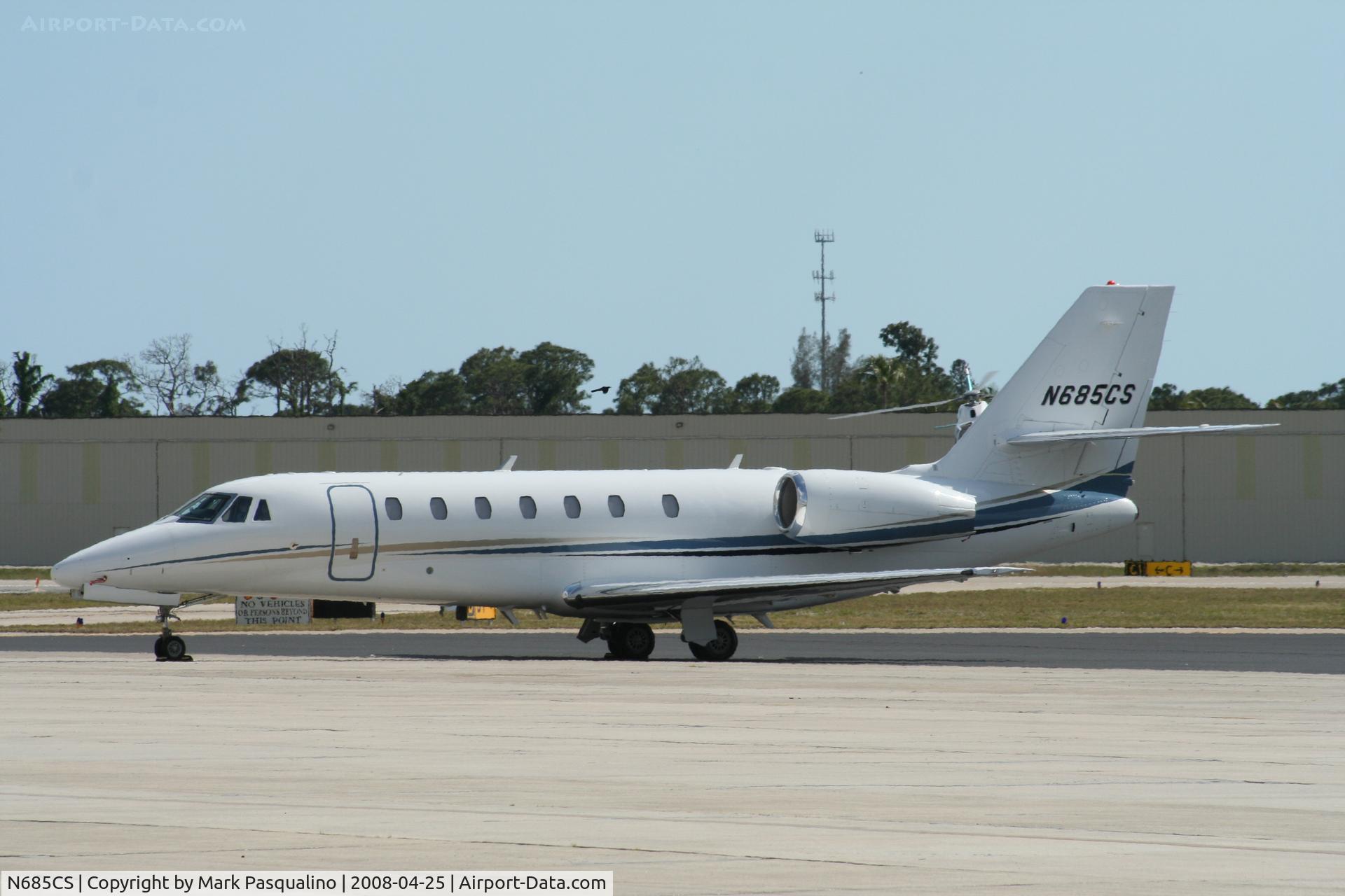 N685CS, 2007 Cessna 680 Citation Sovereign C/N 680-0142, Cessna 680