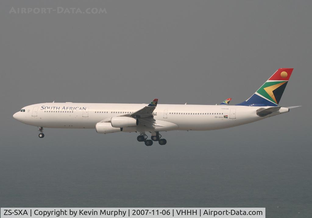 ZS-SXA, 2003 Airbus A340-313E C/N 544, SAA 340