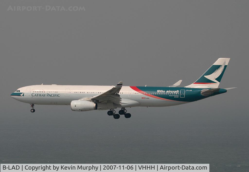 B-LAD, 2006 Airbus A330-343X C/N 776, CATHAY 100TH AIRCRAFT A.330