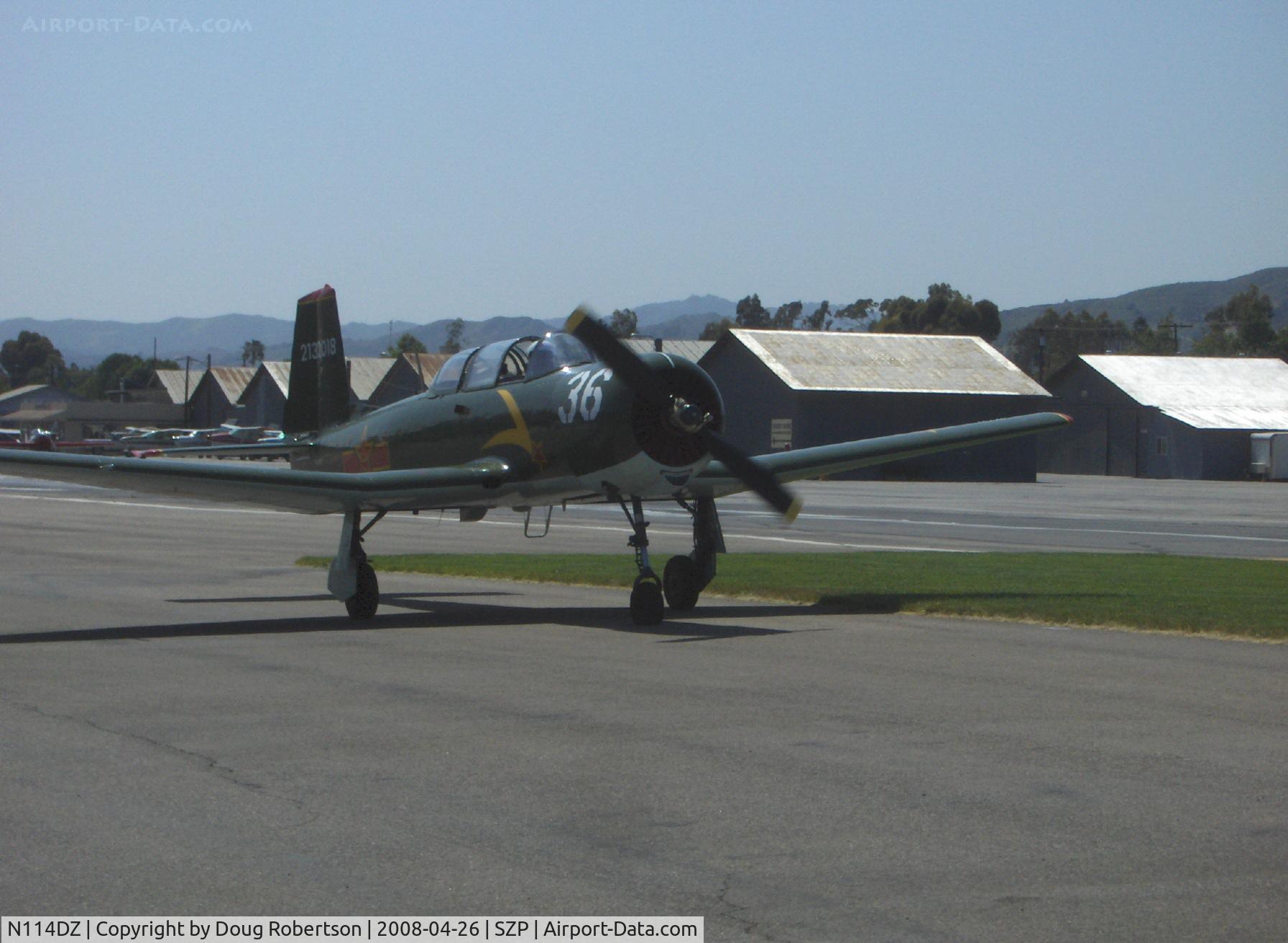N114DZ, 1967 Nanchang CJ-6A C/N 2132018, 1967 Nanchang China CJ-6A, Vedeneev (Ivchenko) MP-14 360 Hp 9 cylinder radial upgrade conversion, taxi