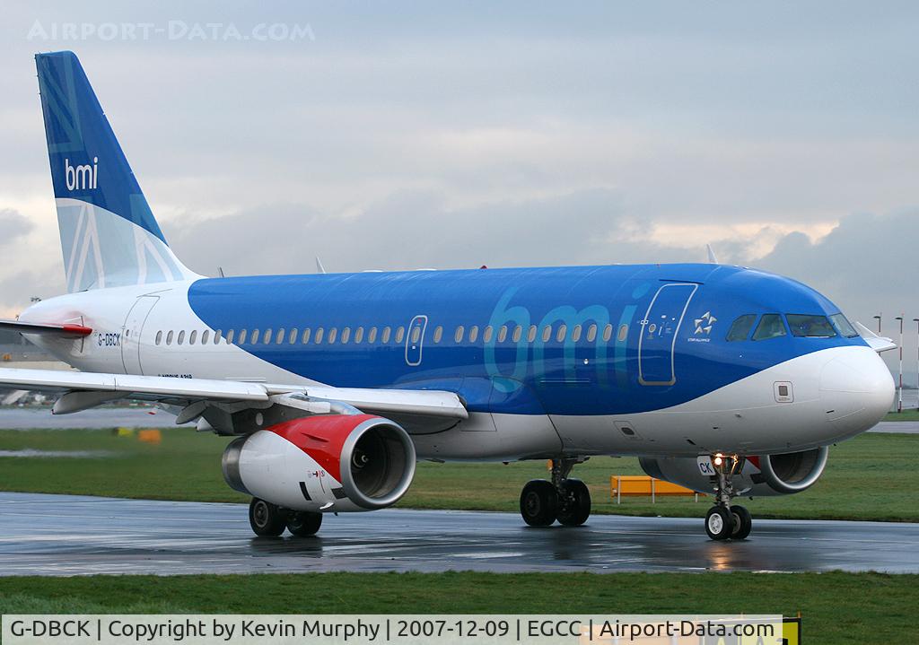 G-DBCK, 2007 Airbus A319-131 C/N 3049, BMI 319