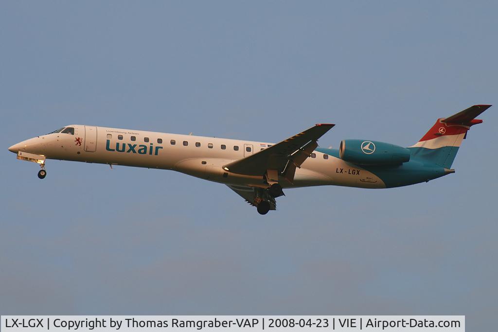 LX-LGX, 1999 Embraer EMB-145LU (ERJ-145LU) C/N 145147, Luxair Embraer 145