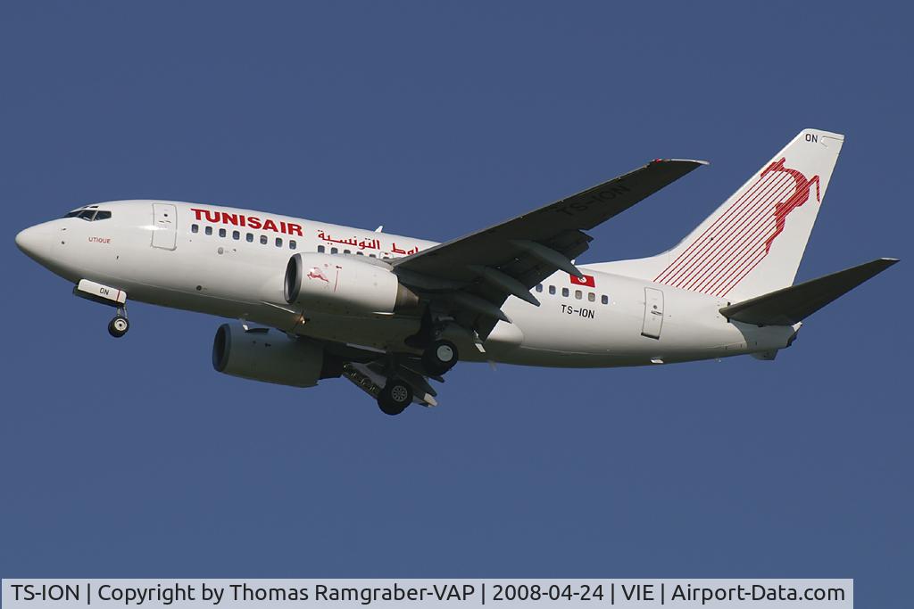 TS-ION, 2000 Boeing 737-6H3 C/N 29499, Tunisair Boeing 737-600