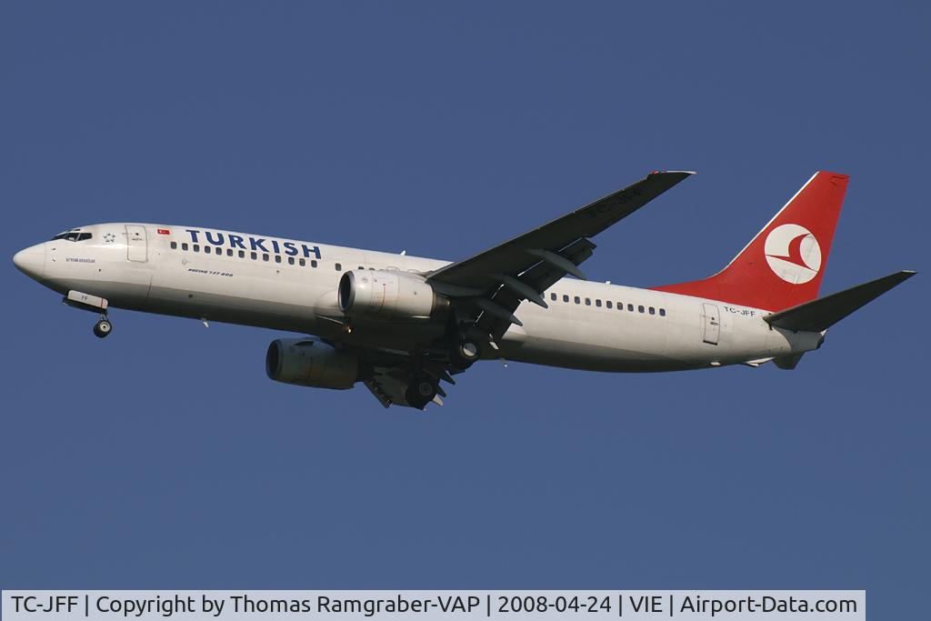 TC-JFF, 1998 Boeing 737-8F2 C/N 29768, Turkish Airlines Boeing 737-800