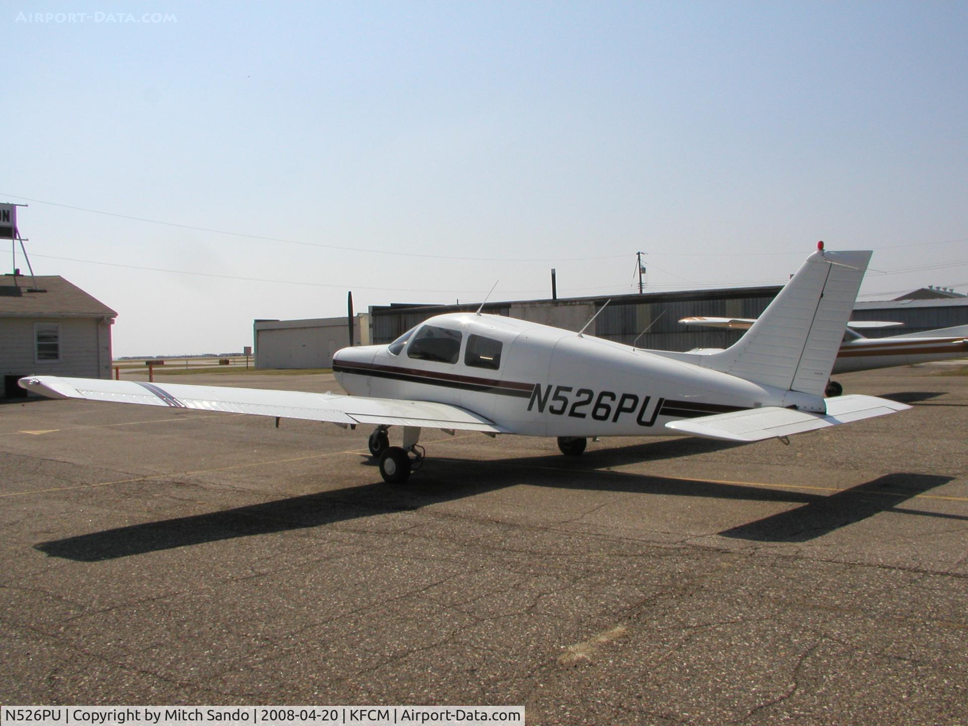 N526PU, Piper PA-28-161 C/N 2841191, Parked at Thunderbird Aviation.