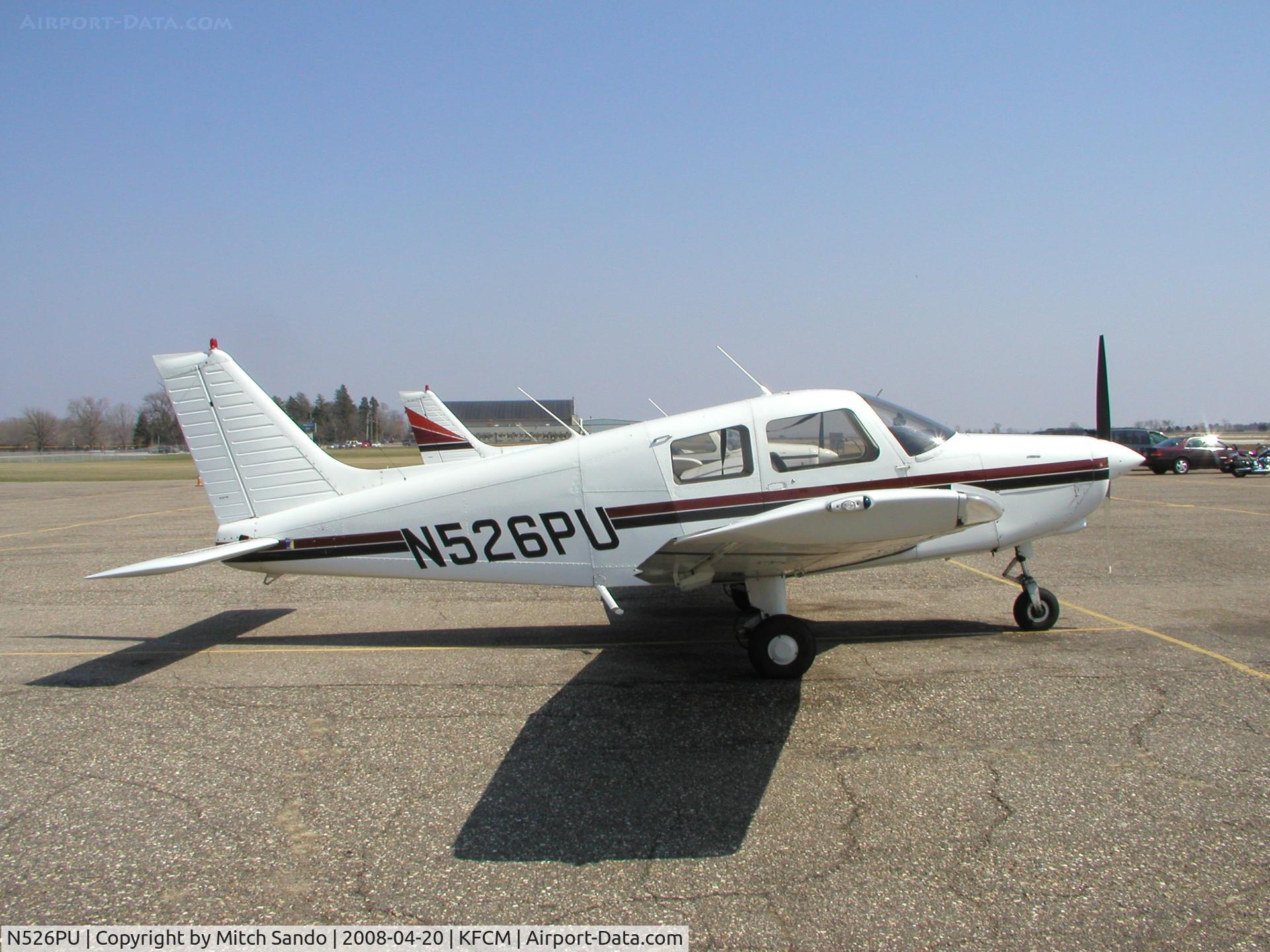 N526PU, Piper PA-28-161 C/N 2841191, Parked at Thunderbird Aviation.