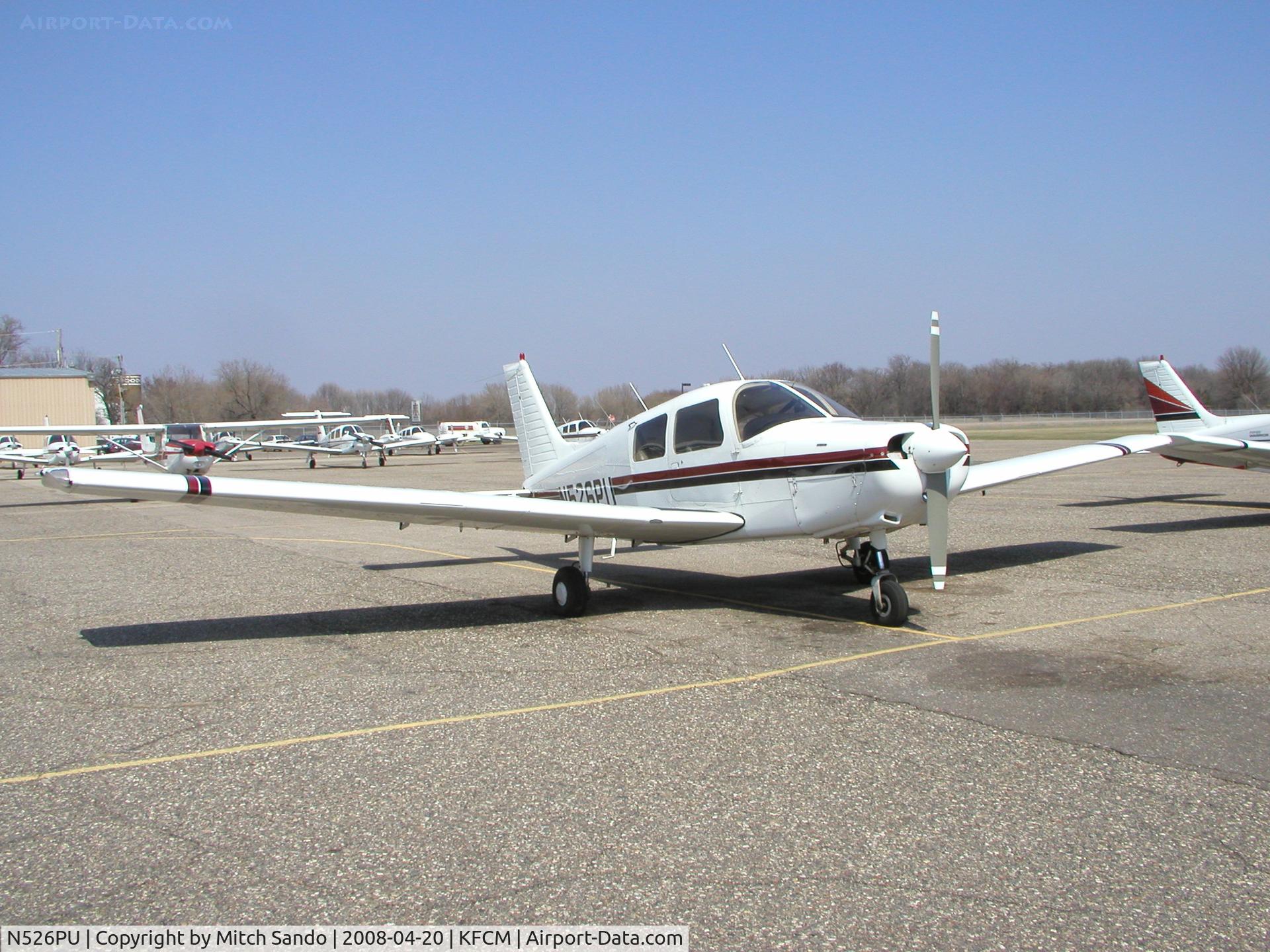 N526PU, Piper PA-28-161 C/N 2841191, Parked at Thunderbird Aviation.