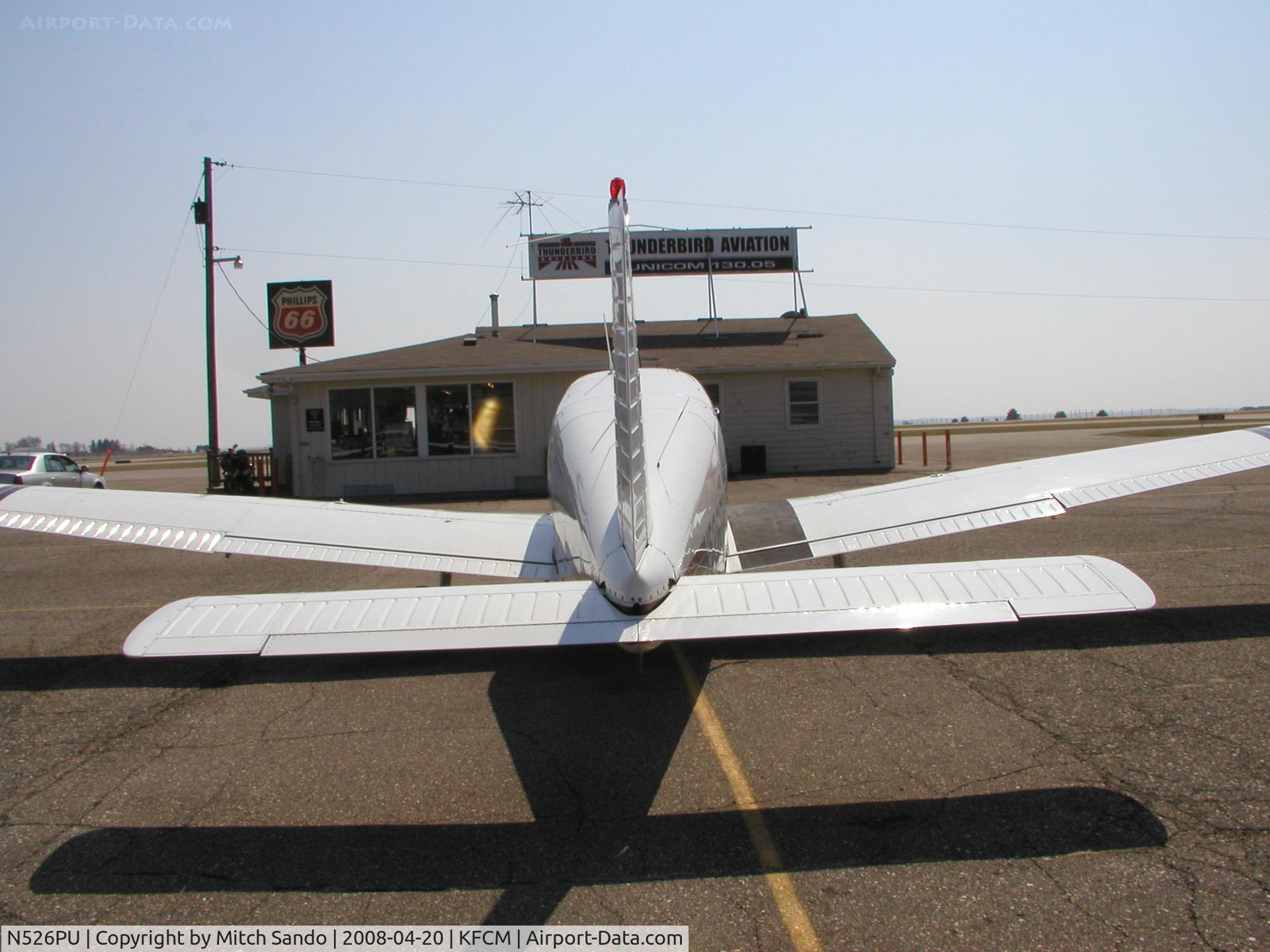 N526PU, Piper PA-28-161 C/N 2841191, Parked at Thunderbird Aviation.
