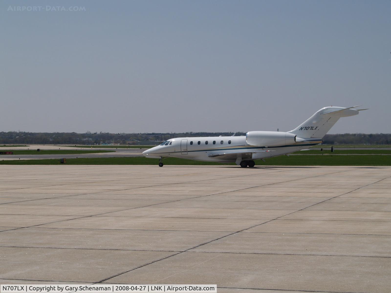 N707LX, 1999 Cessna 750 Citation X Citation X C/N 750-0078, JUST LANDED