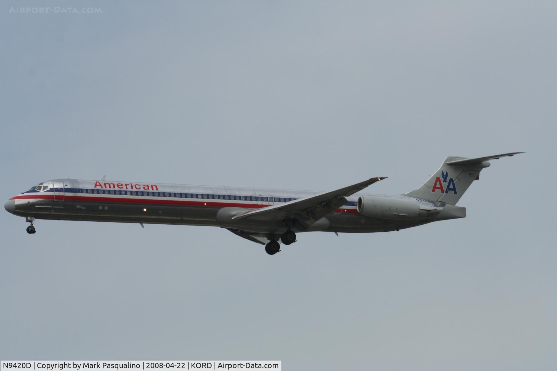 N9420D, 1989 McDonnell Douglas MD-83 (DC-9-83) C/N 49824, MD-83