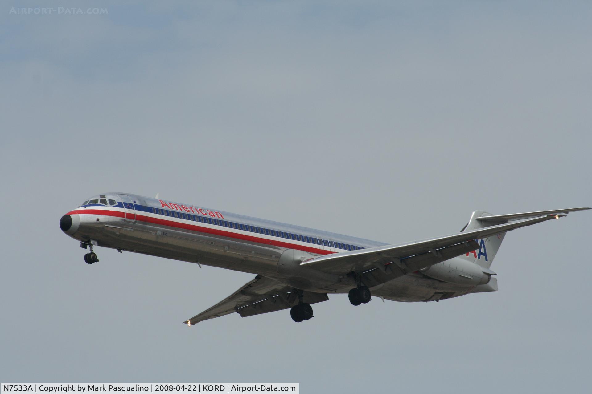 N7533A, 1990 McDonnell Douglas MD-82 (DC-9-82) C/N 49987, MD-82