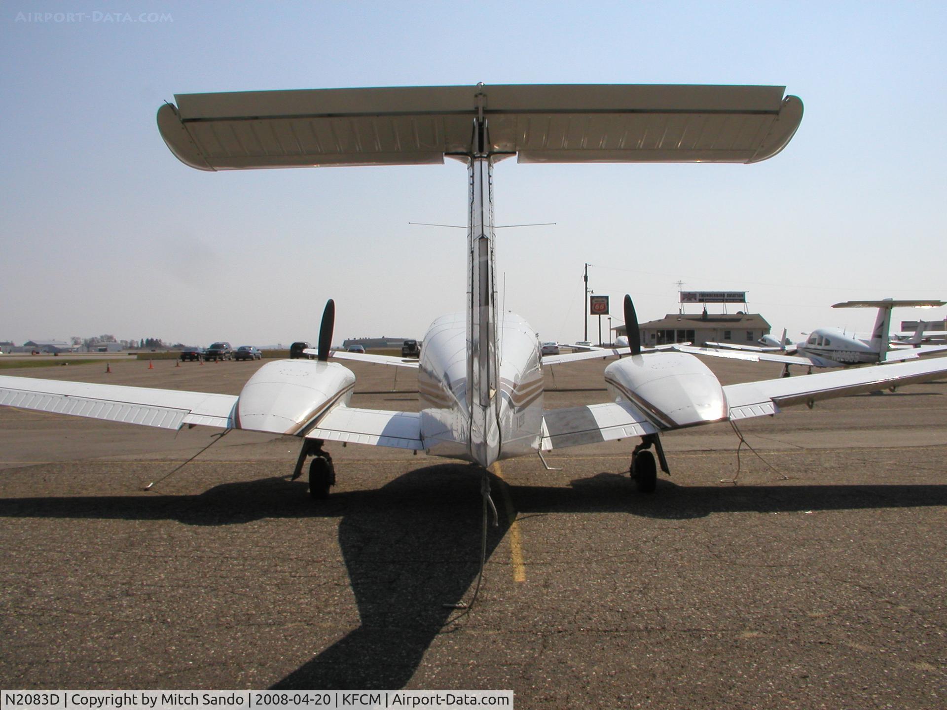 N2083D, 1978 Piper PA-44-180 Seminole C/N 44-7995126, Parked at Thunderbird Aviation.