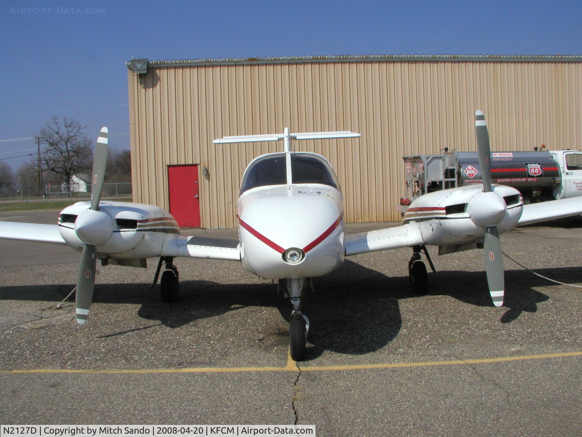 N2127D, 1978 Piper PA-44-180 Seminole C/N 44-7995131, Parked at Thunderbird Aviation.