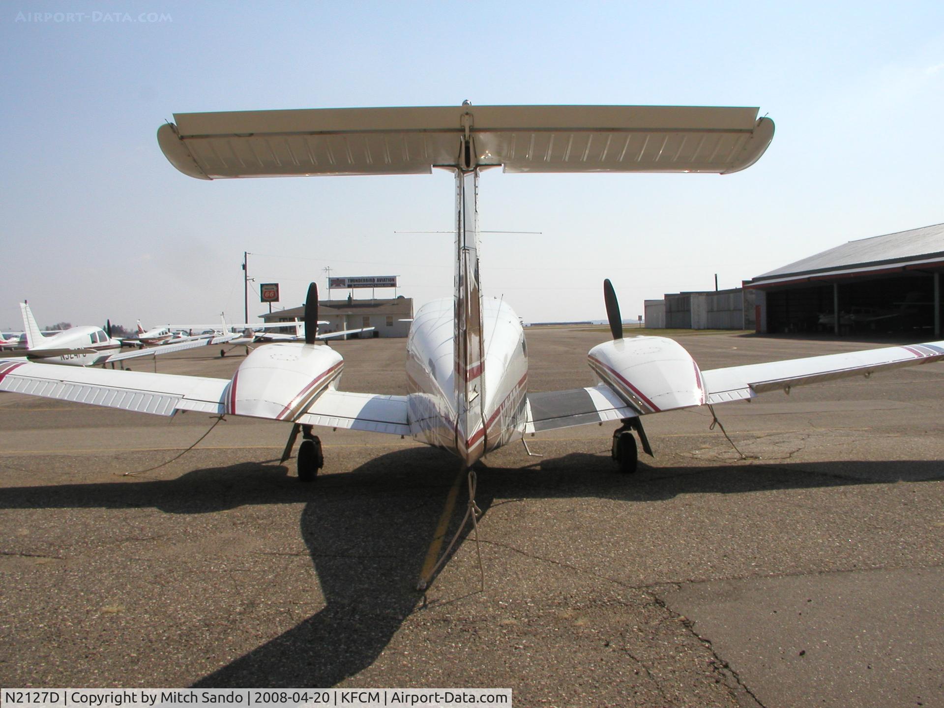 N2127D, 1978 Piper PA-44-180 Seminole C/N 44-7995131, Parked at Thunderbird Aviation.