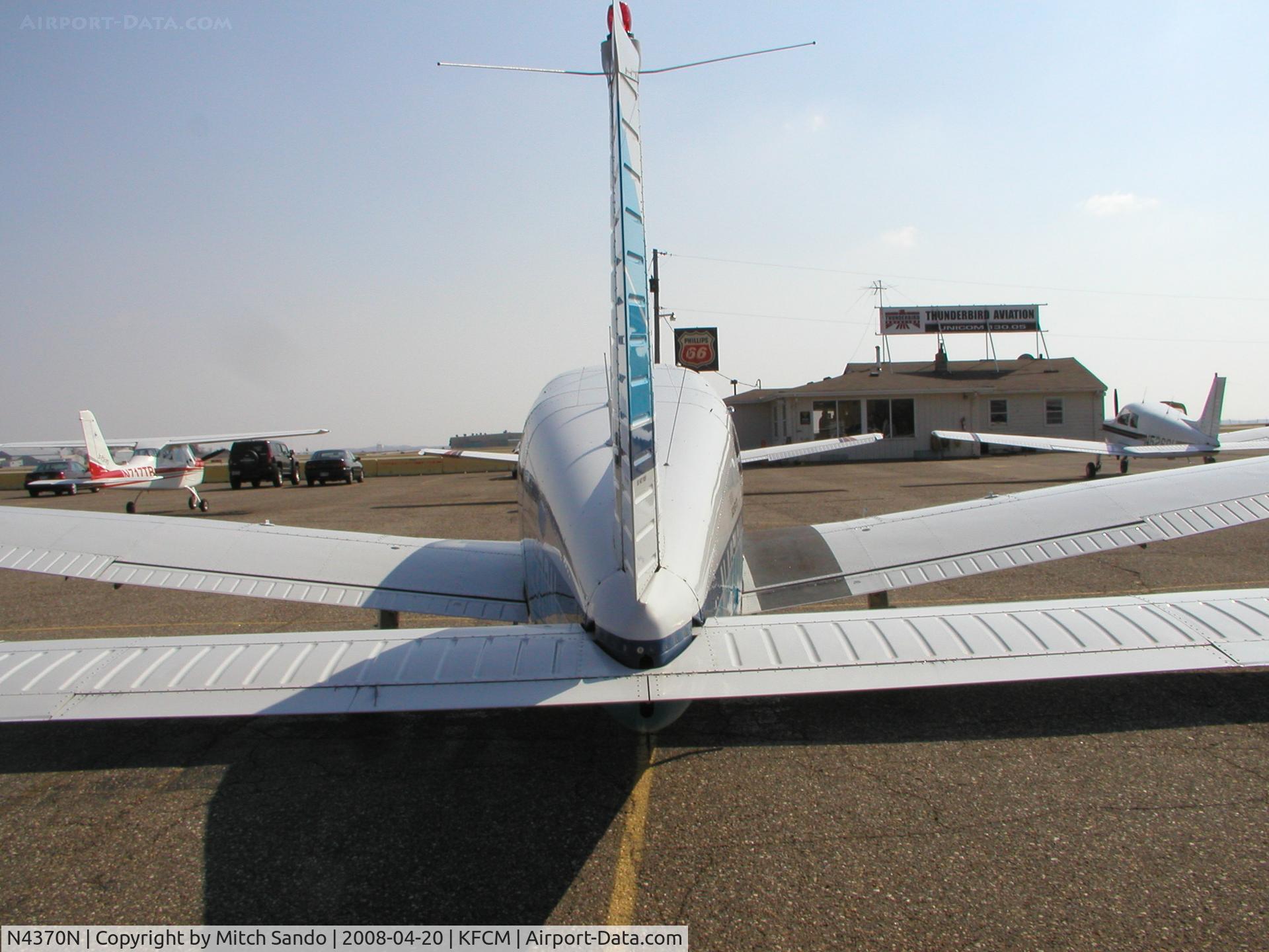 N4370N, 1984 Piper PA-28-181 C/N 28-8490098, Parked at Thunderbird Aviation.