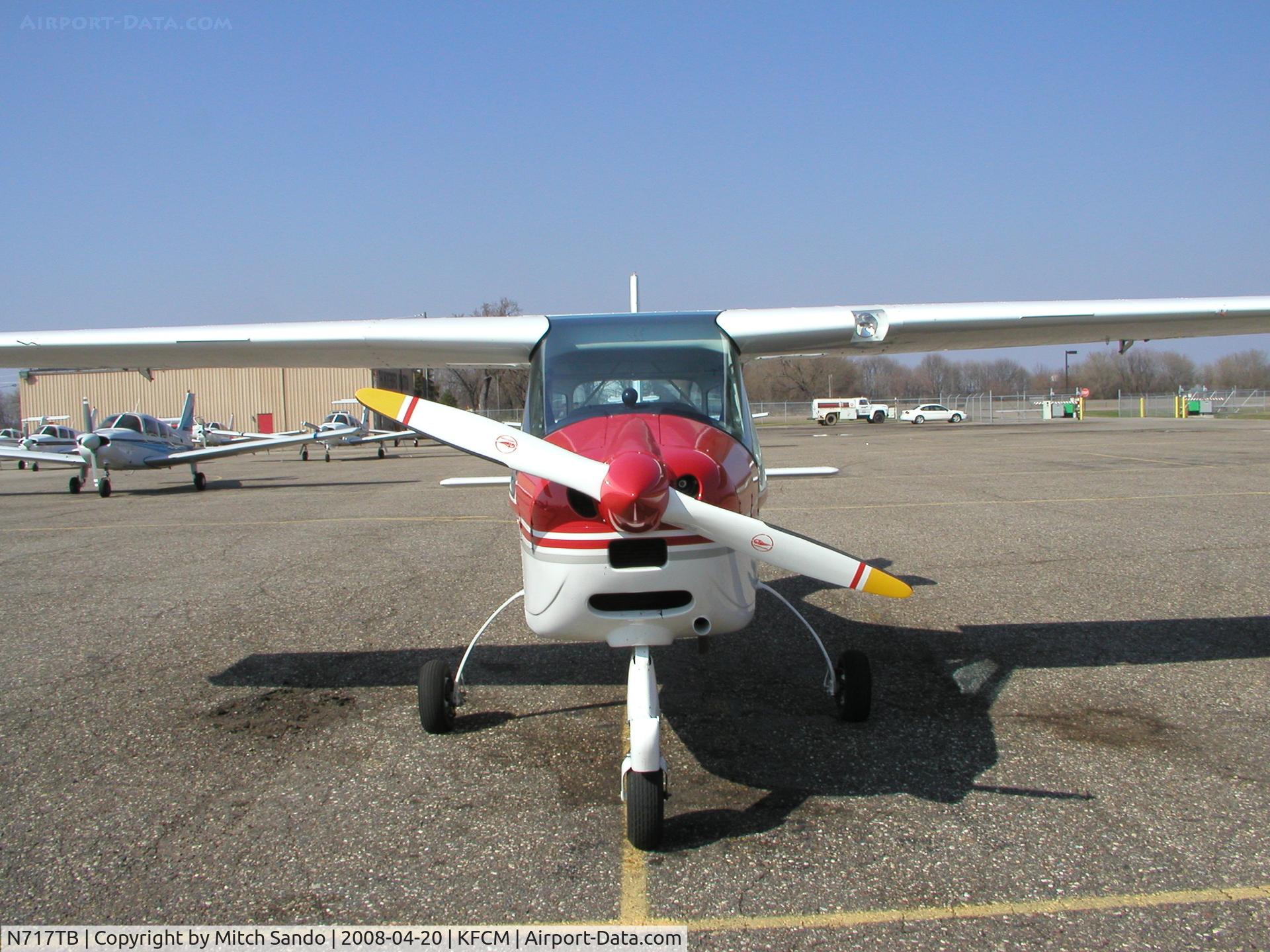 N717TB, 2007 Tecnam P-2004 Bravo C/N 095, Parked at Thunderbird Aviation.
