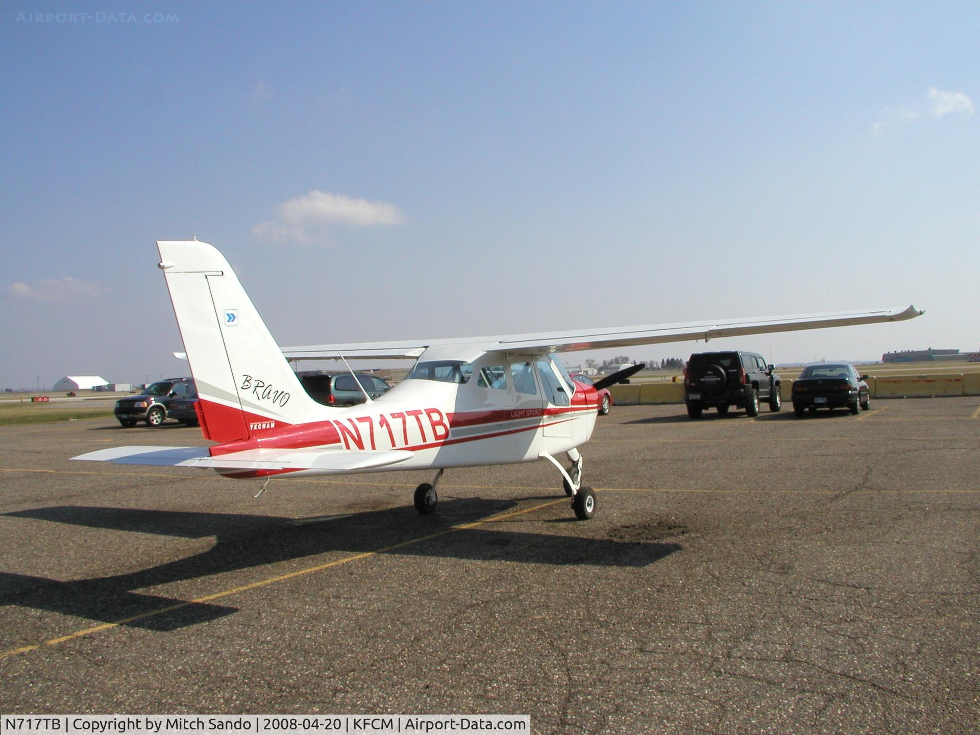 N717TB, 2007 Tecnam P-2004 Bravo C/N 095, Parked at Thunderbird Aviation.