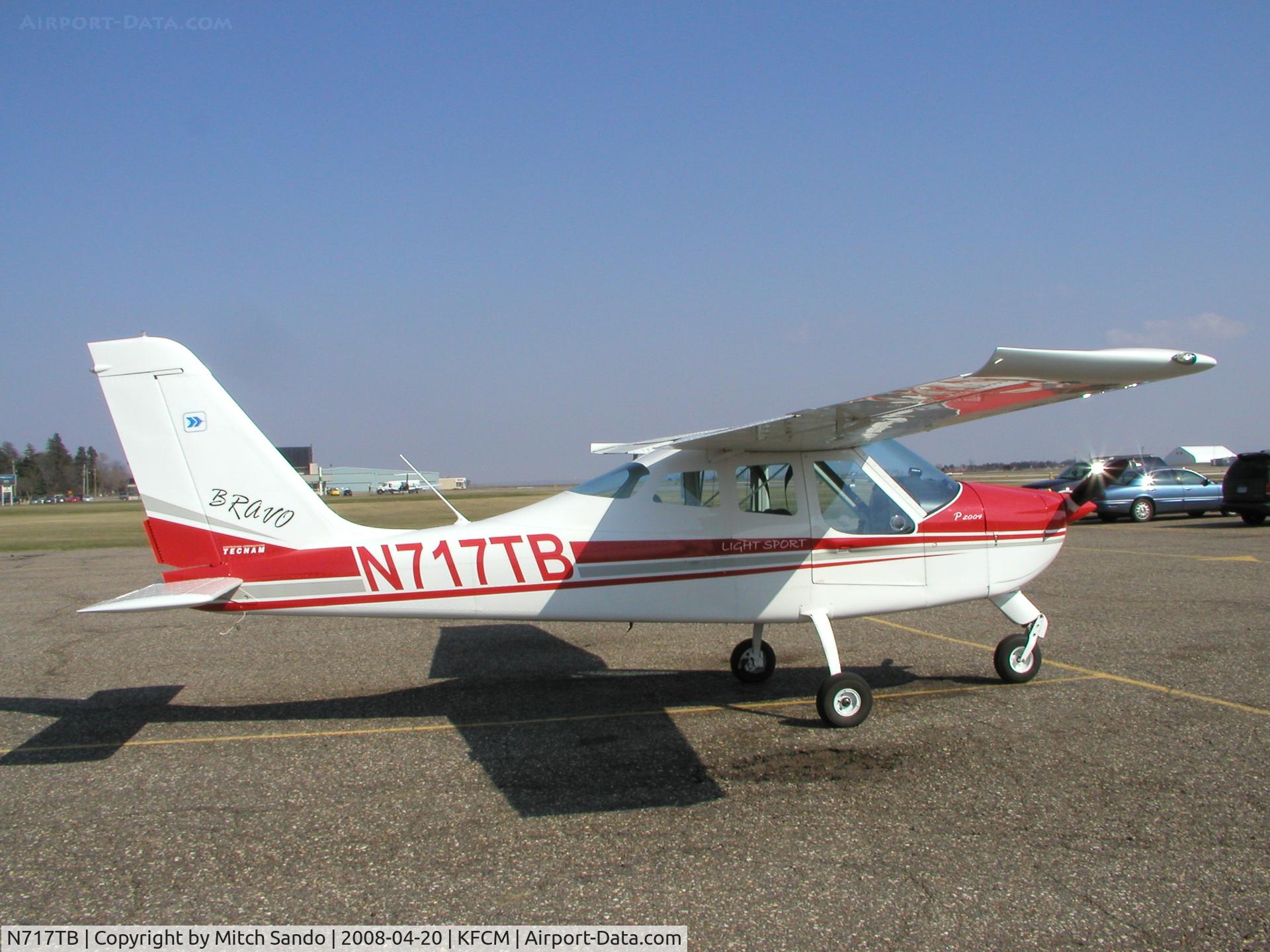 N717TB, 2007 Tecnam P-2004 Bravo C/N 095, Parked at Thunderbird Aviation.