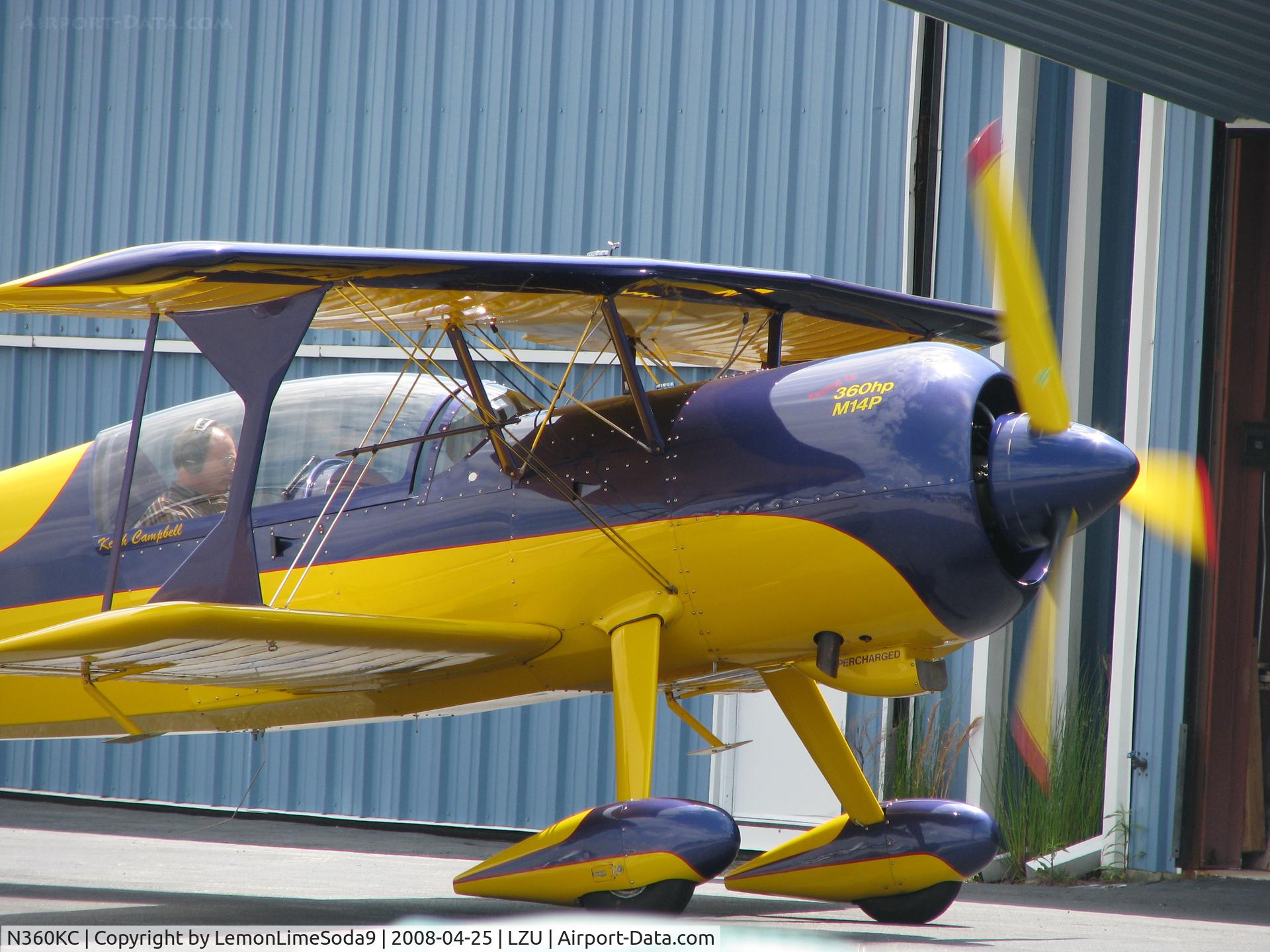 N360KC, 1999 Pitts Model 12 C/N 002, Just another day at the airport.