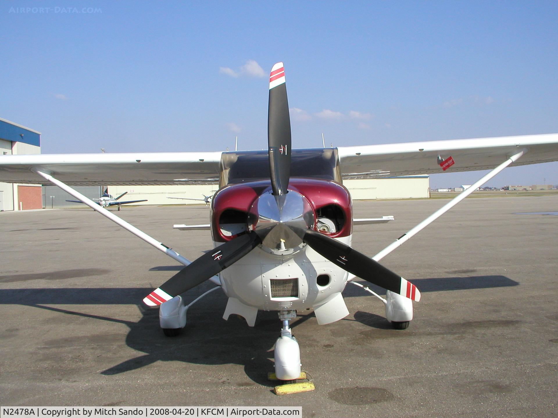 N2478A, 2007 Cessna T206H Turbo Stationair C/N T20608763, Parked on the ramp at ASI Jet Center.