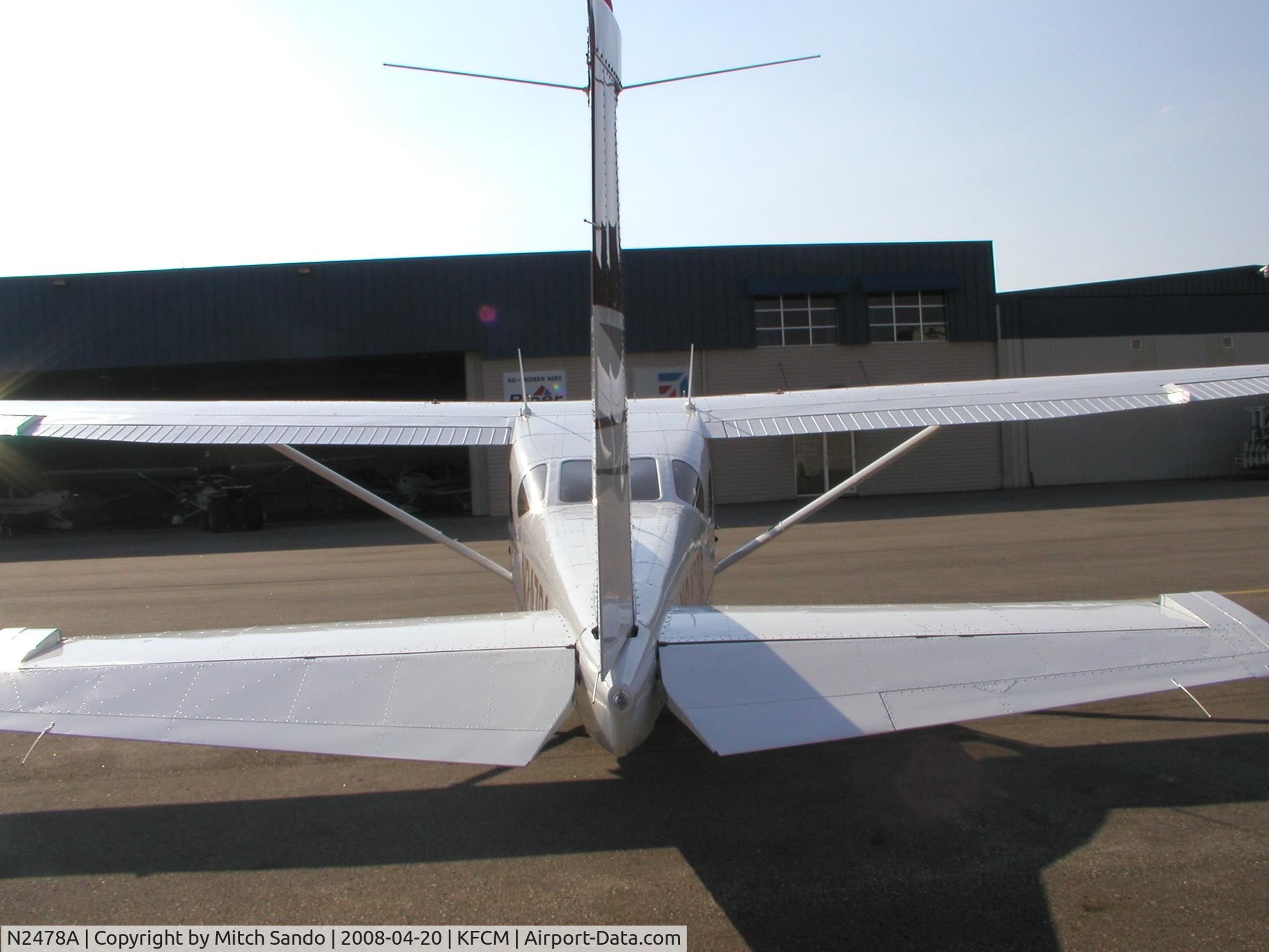 N2478A, 2007 Cessna T206H Turbo Stationair C/N T20608763, Parked on the ramp at ASI Jet Center.