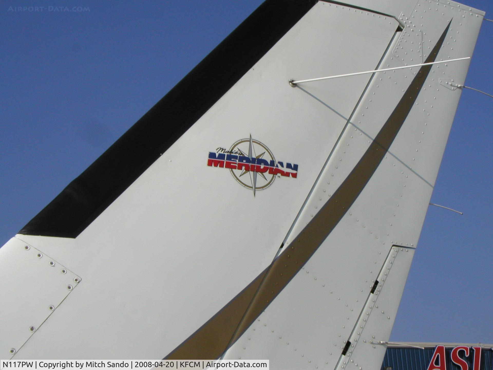 N117PW, 2001 Piper PA-46-500TP Malibu Meridian C/N 4697030, Parked on the ramp at ASI Jet Center.
