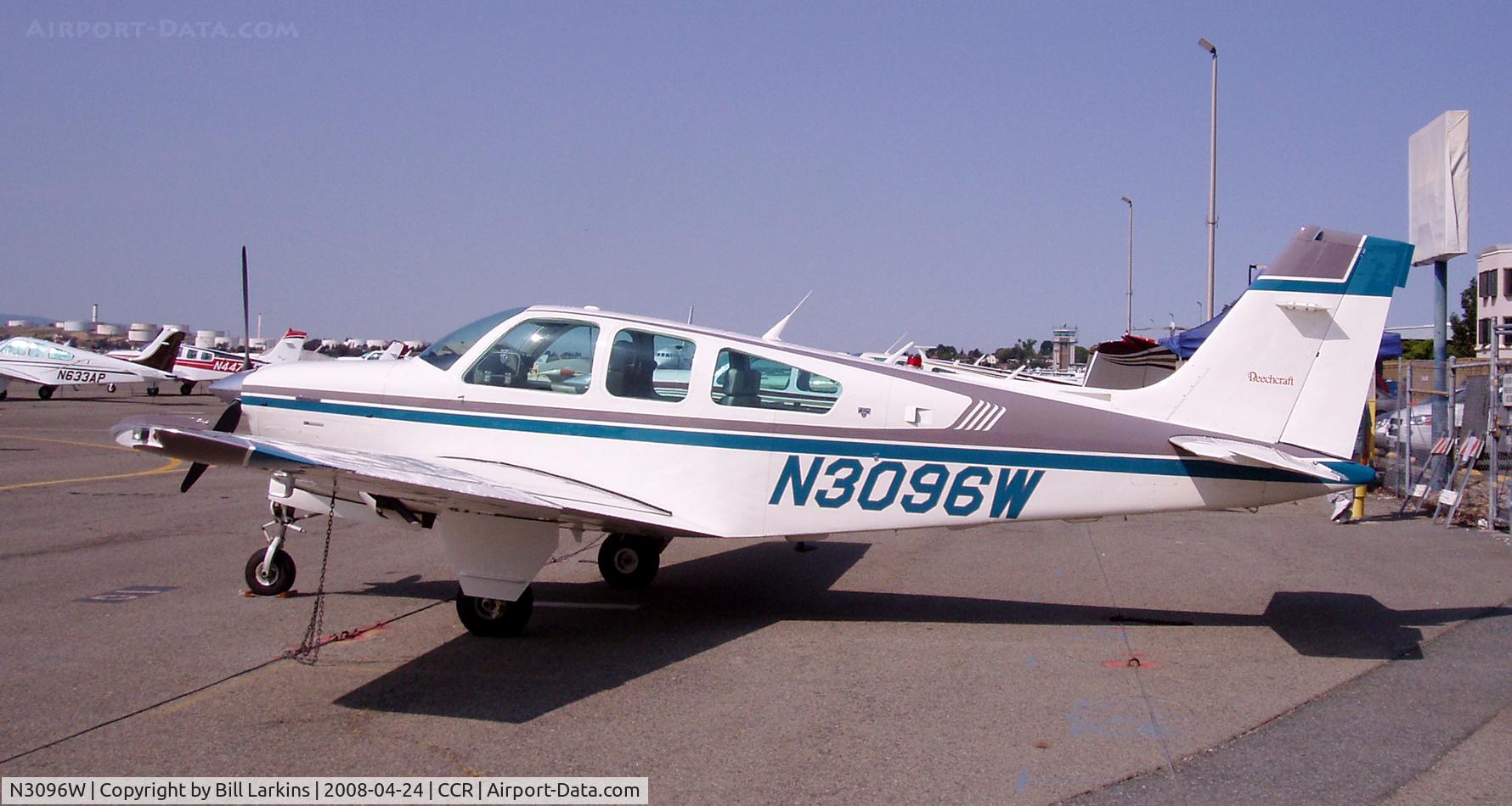 N3096W, 1994 Beech F33A Bonanza C/N CE-1786, In for BPPP 2008