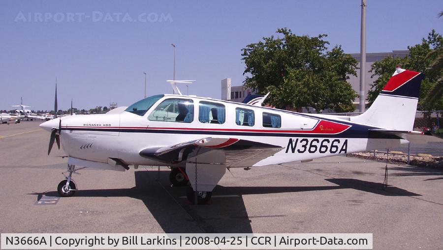 N3666A, 1969 Beech A36 Bonanza 36 C/N E-190, In for BPPP 2008