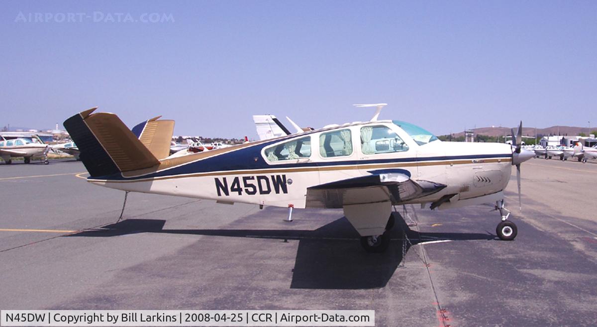 N45DW, 1975 Beech V35B Bonanza C/N D-9840, In for BPPP 2008