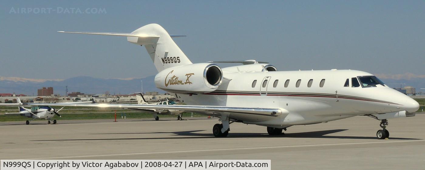 N999QS, 2002 Cessna 750 Citation X C/N 750-0203, Parked at Centennial