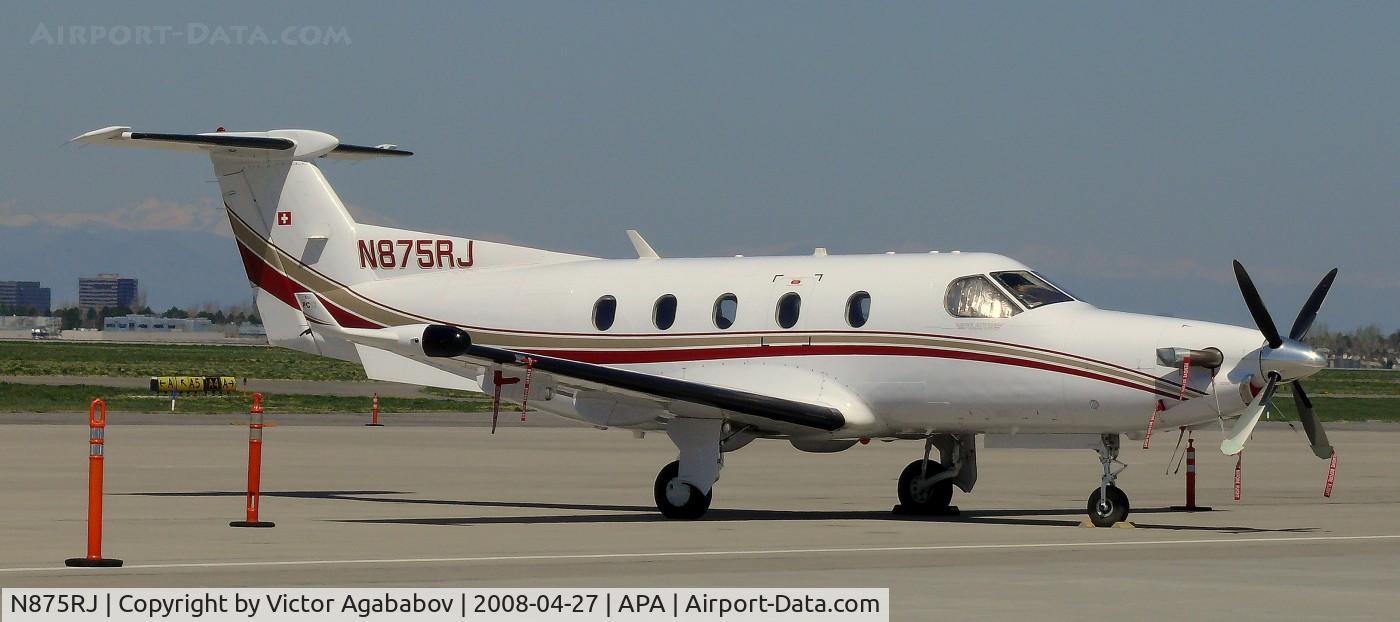 N875RJ, 2005 Pilatus PC-12/45 C/N 646, Parked at Centennial