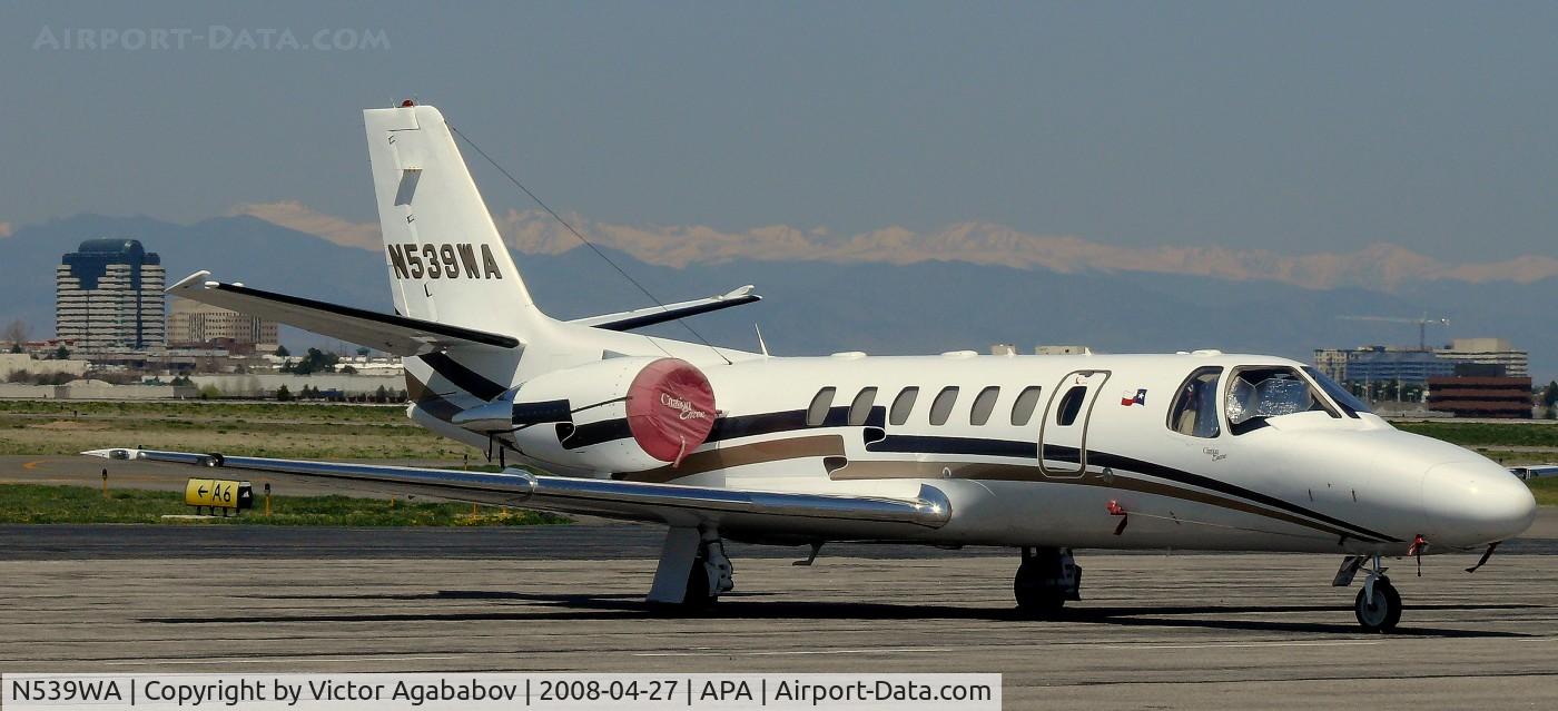 N539WA, 2001 Cessna 560 C/N 560-0556, @ Centennial