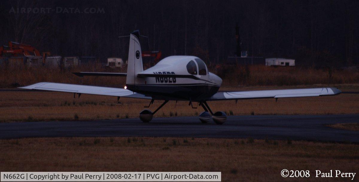 N662G, Vans RV-10 C/N 40705, Off she goes, winding down