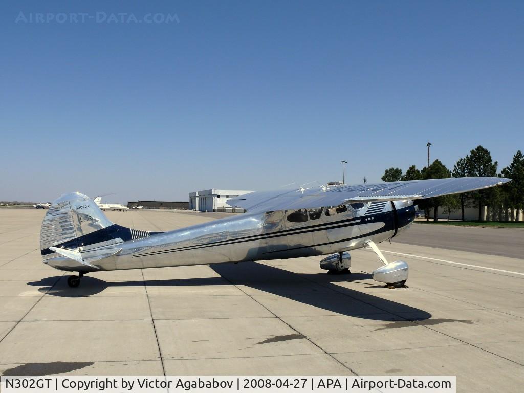 N302GT, 1952 Cessna 195B Businessliner C/N 7910, All shiny and beautiful...