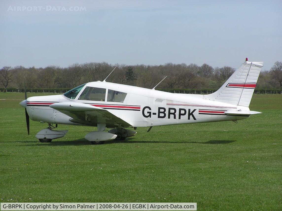 G-BRPK, 1972 Piper PA-28-140 Cherokee C/N 28-7325070, PA-28 visiting Sywell