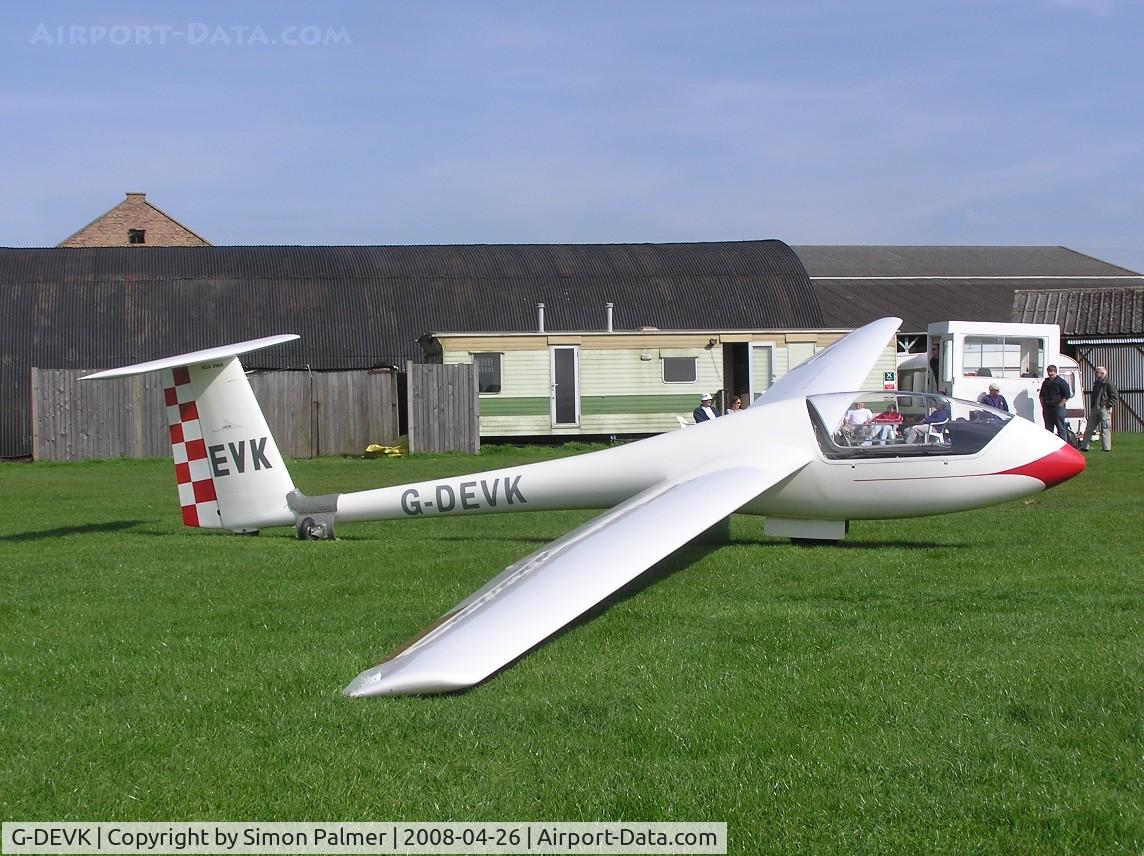 G-DEVK, 1976 Grob G-102 Astir CS C/N 1397, G102 Astir CS based at Crowland