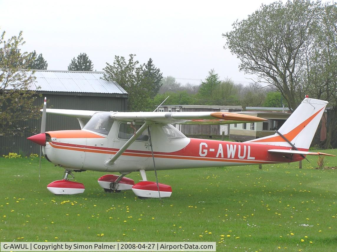 G-AWUL, 1968 Reims Cessna F150H C/N 0346, Cessna F150 seen at Hinton-in-the-Hedges