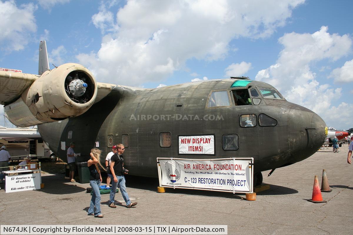 N674JK, 1954 Fairchild C-123K Provider C/N 20123, C-123 s/n 54-0674
