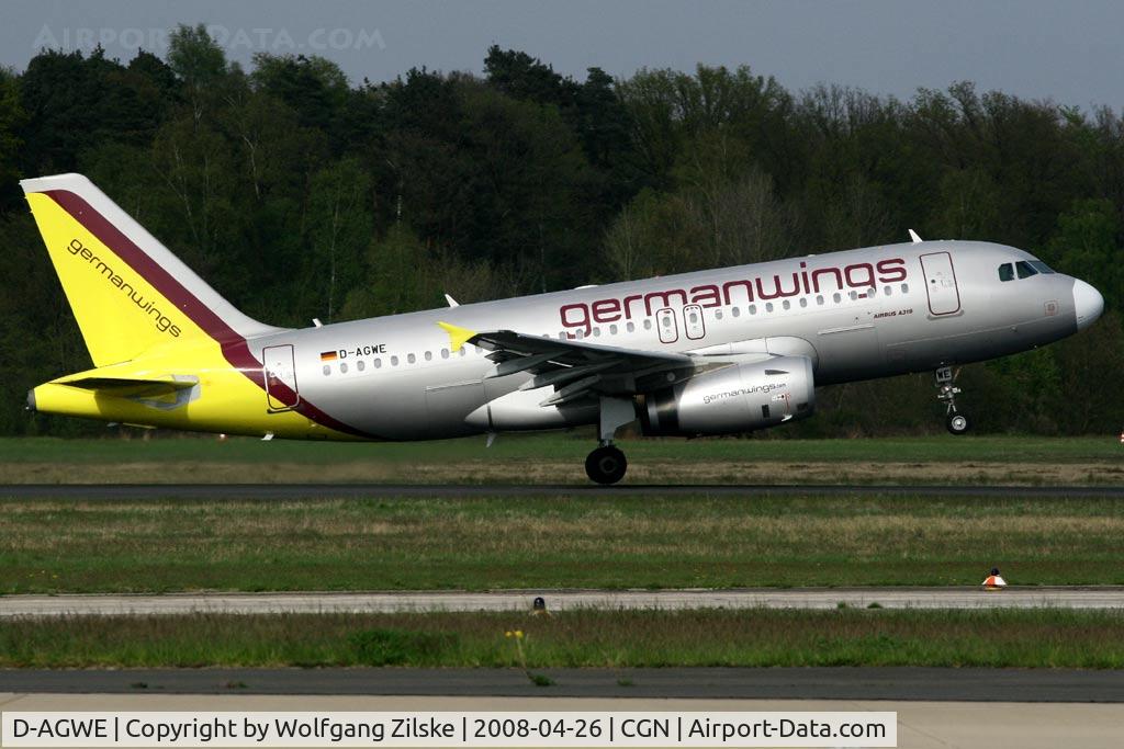 D-AGWE, 2007 Airbus A319-132 C/N 3128, visitor