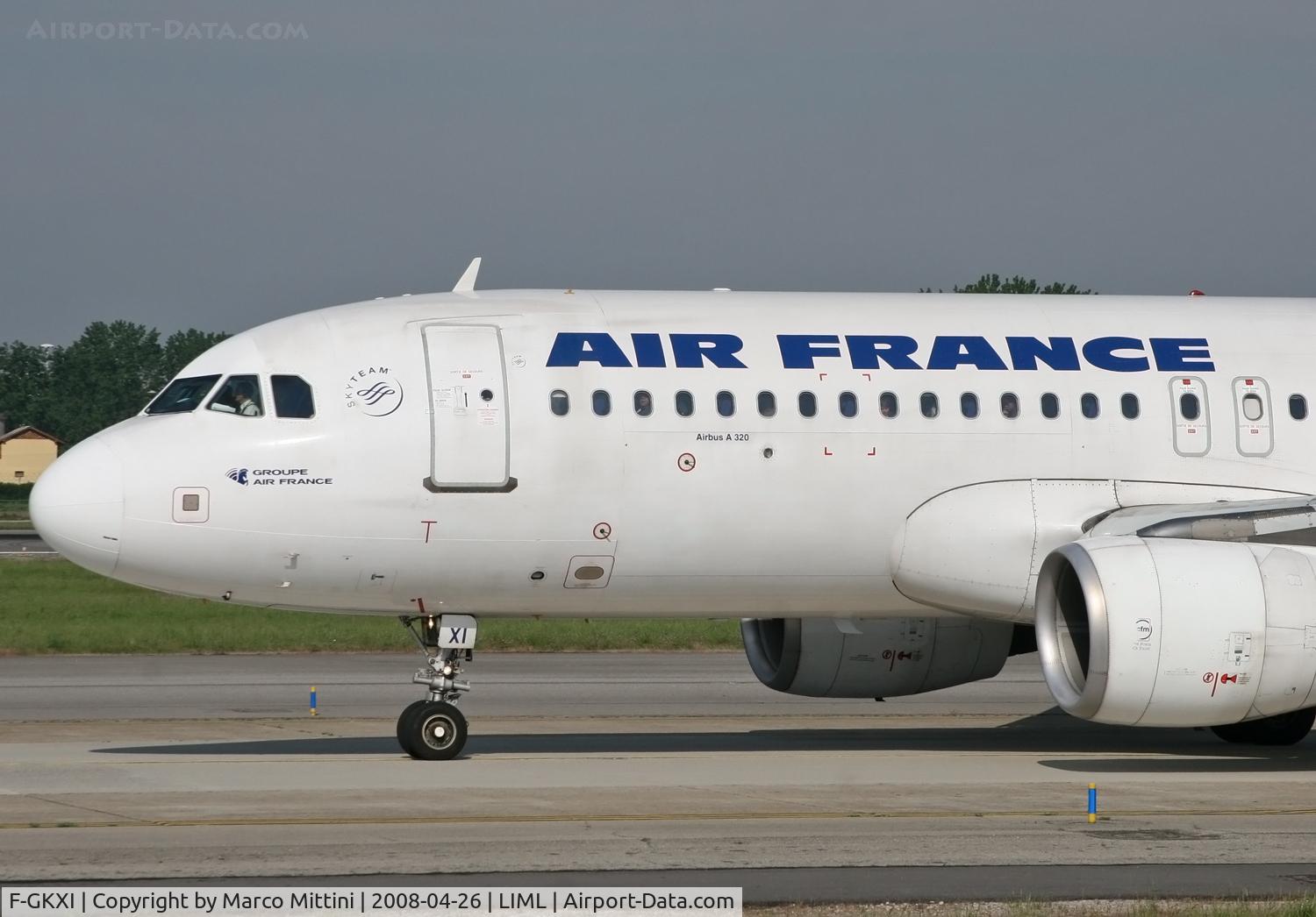 F-GKXI, 2003 Airbus A320-214 C/N 1949, AIR FRANCE A-320 nose