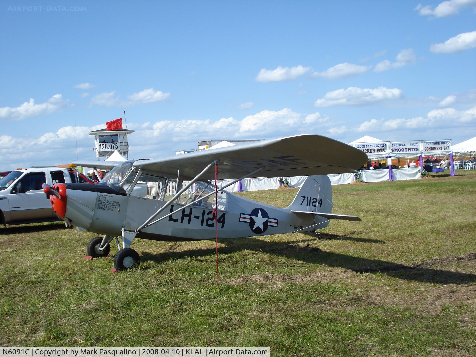 N6091C, 1947 Aeronca L-16A C/N Not found (47-1124), Aeronca L-16A