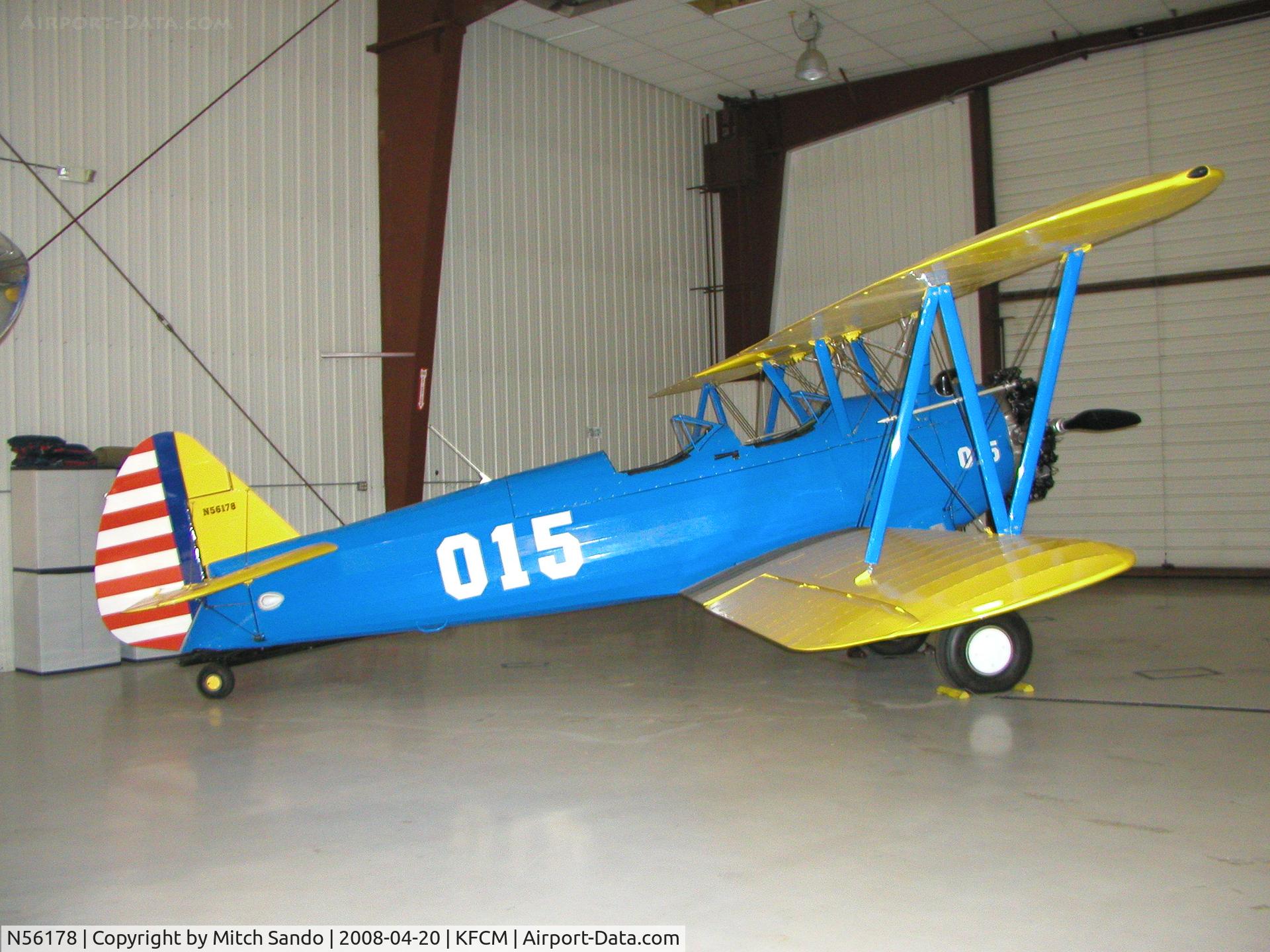 N56178, 1941 Boeing A75N1(PT17) C/N 75-359, Thanks to ASI Jet Center for this picture.