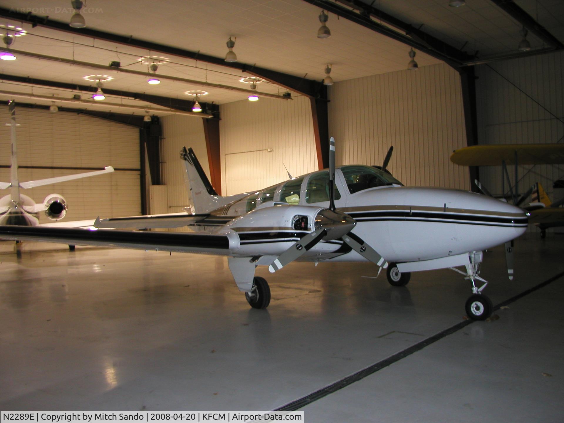 N2289E, 1997 Raytheon Aircraft Company 58 C/N TH-1821, Thanks to ASI Jet Center for this picture.