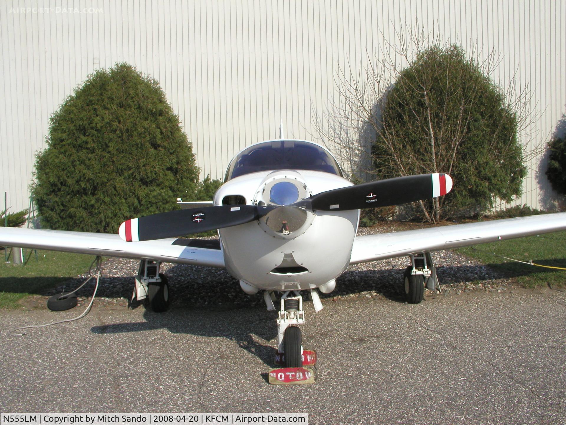 N555LM, 1999 Mooney M20S Eagle C/N 30-0009, Parked on the ramp at Modern Aero.