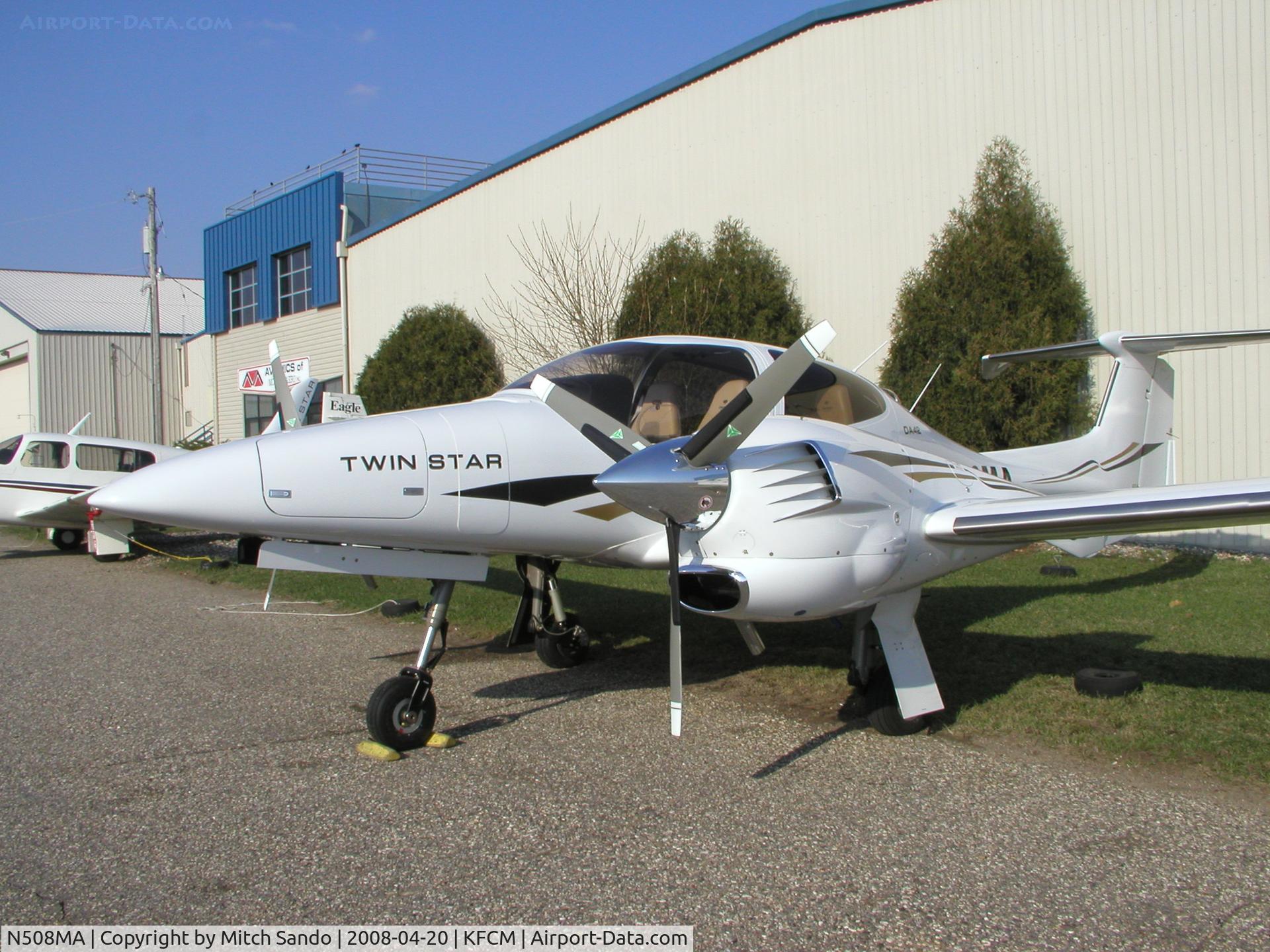 N508MA, 2008 Diamond DA-42 Twin Star C/N 42.AC117, Parked on the ramp at Modern Aero.